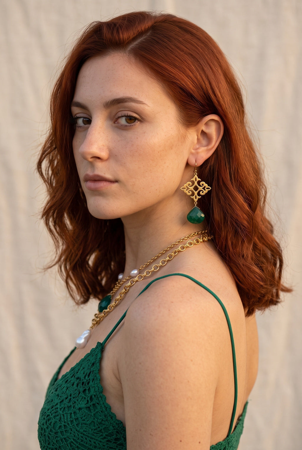 Haritajali – model shot side profile view
